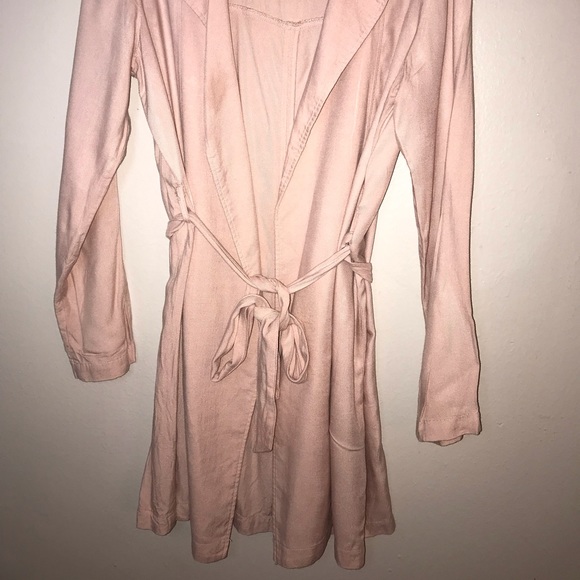 Blush Pink Linen Jacket - Picture 2 of 5